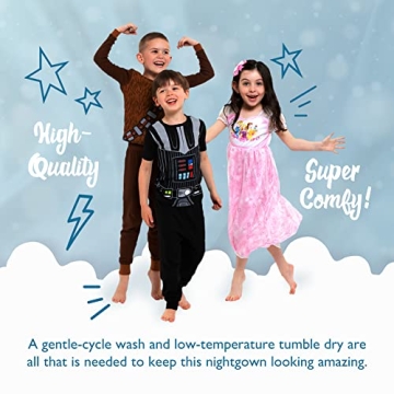 Disney Girls’ Frozen 2 Fantasy Gown Nightgown - Dreamy Comfort