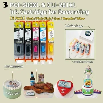 Topper Cake Image Printer Set with Edible Markers & Sheets