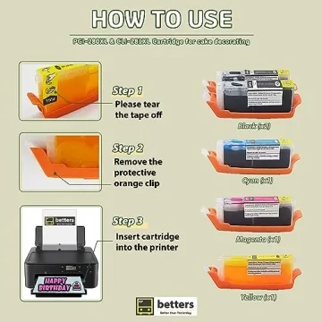 Topper Cake Image Printer Set with Edible Markers & Sheets