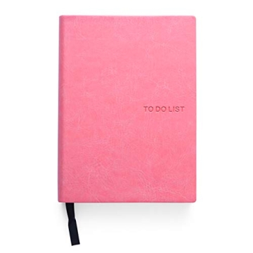 WS MATE Daily to Do Checklist Notebook, Task Management, Organizer Planner, Hardcover, Ribbon Bookma...