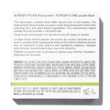 Well People Superpowder Blush Powder, Hydrating Powder Blush For Adding A Pop Of Cheek Color, Lightweight Formula, Vegan & Cruelty-free, Guava Twist