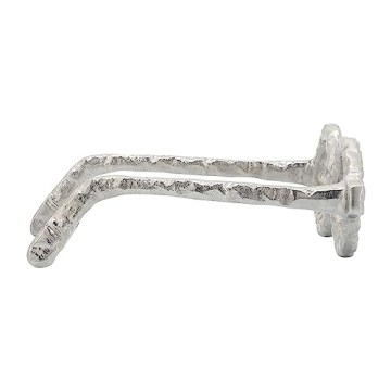 Stylish Abstract Round Glasses Aluminum Sculpture Decoration