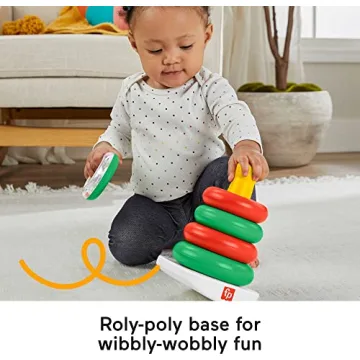 Fisher-Price Holiday Rock-a-Stack for Infants 6+ Months