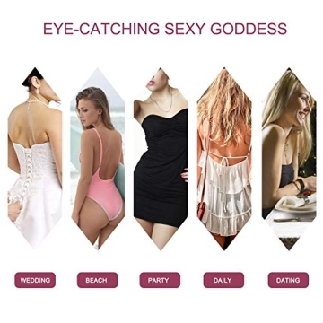 BRABIC Plunge Sticky Push Up Bra for Women