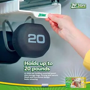 Zip n Store Refrigerator Organizer Bins for Easy Access