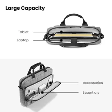 tomtoc Laptop Shoulder Bag for 13-14 Inch Devices