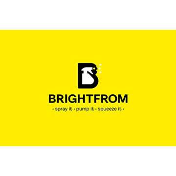 BRIGHTFROM 2 oz Refillable Applicator Bottles