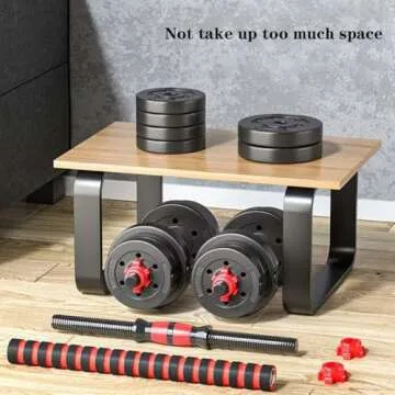 BCBIG Adjustable Dumbbells Set for Home Gym 20lb