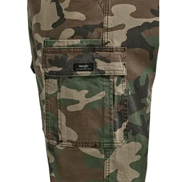 Wrangler Men's Camo Cargo Pants - Relaxed Fit