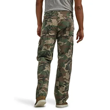 Wrangler Men's Camo Cargo Pants - Relaxed Fit
