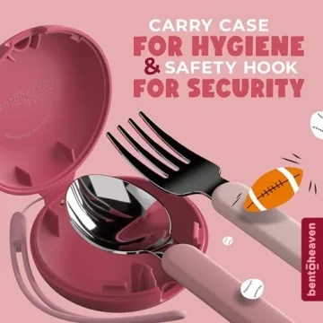 Bentoheaven Kids Travel Utensils - Safe & Stylish Set