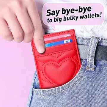 Chic Heart Design AUNER LEATHER Card Holder for Women