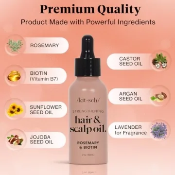 Kitsch Rosemary Biotin Oil for Healthy Scalp & Hair