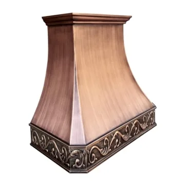 SINDA Copper Range Hood with High Airflow & Elegant Design