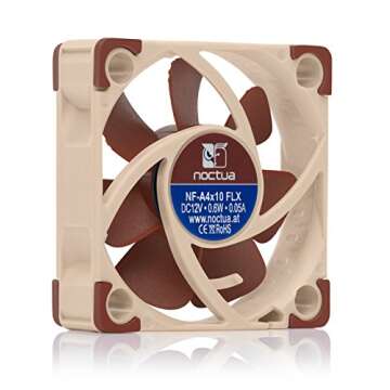 Noctua NF-A4x10 FLX, Premium Quiet Fan, 3-Pin (40x10mm, Brown)