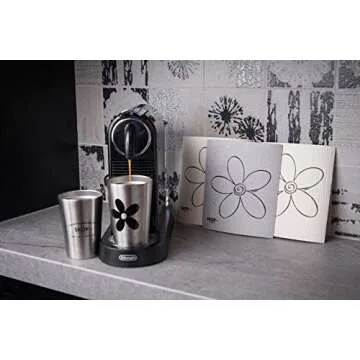 Skoy Bundle, 2-Pack Skoy Scrub, and 4-Pack Skoy Swedish Dishcloth, Reusable Cleaning Products for Kitchen and Household, Planet-Friendly, Dishwasher Safe Soft Scrub, Monochromatic Colors