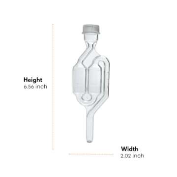 FastRack Transparent Airlocks | Easy Brewing & Fermentation Gear