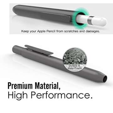 MoKo Holder Case for Apple Pencil 1st Generation, Retractable Apple Pencil 1st Case Protective iPad ...