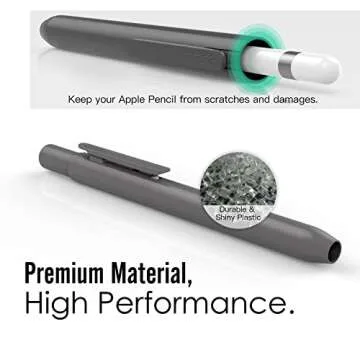 MoKo Holder Case for Apple Pencil 1st Generation, Retractable Apple Pencil 1st Case Protective iPad ...