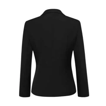 YUNCLOS Women's 2 Piece Office Lady Business Suit Set Slim Fit Blazer Pant