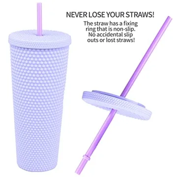 Dreaming My Dream Stylish 24oz BPA-Free Tumbler with Straw