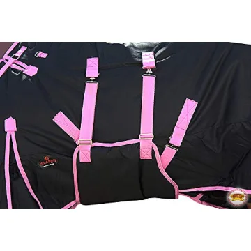 HILASON 1200D Waterproof Horse Blanket with Belly Wrap