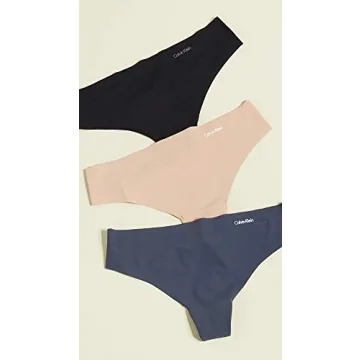 Calvin Klein Women's Invisibles Seamless Thong Panties