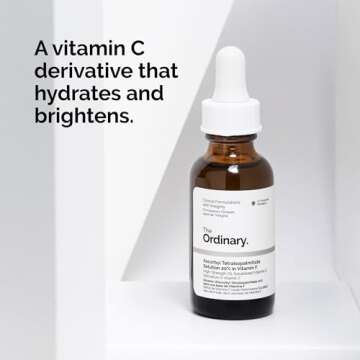 The Ordinary Ascorbyl Tetraisopalmitate Solution 20% in Vitamin F, Hydrating Vitamin C Oil for Even Skin Tone, 1 Fl Oz