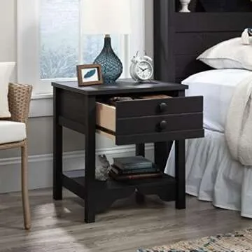 Sauder Dawson Trail Night Stand in Raven Oak Finish