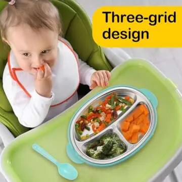 Quality Stainless Steel Kids Plates - Safe & Stylish Dinnerware