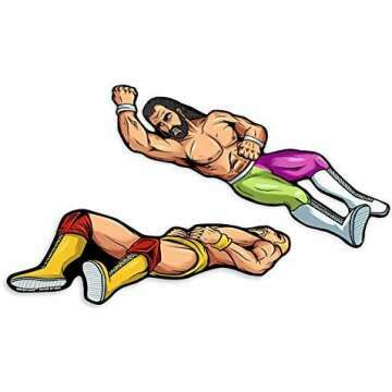 Wrestling Elbow Drop Wiper Cover & Decal