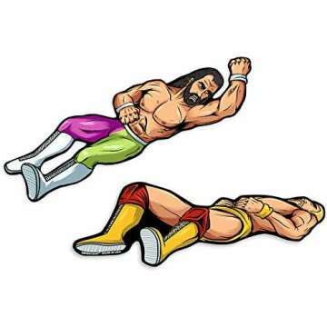 Wrestling Elbow Drop Wiper Cover & Decal