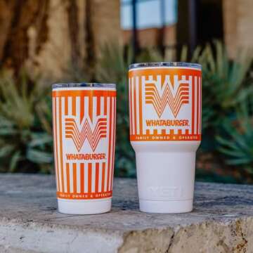 Custom Whataburger YETI Rambler® Tumbler - Perfect For Fans!