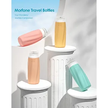 Morfone Leak Proof Travel Bottles for Toiletries 4Pack