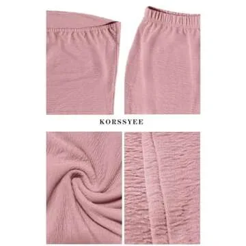 Two Piece Sets for Women Summer Sleeveless Crop Tube Top Maxi Bodycon Skirt Casual Trendy Vacation Sets Pink-M