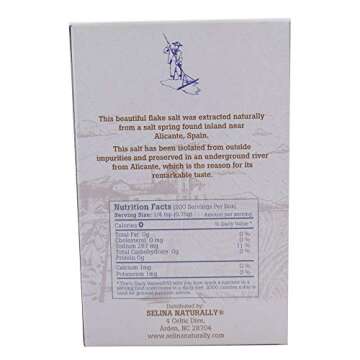 Celtic Sea Salt Smoked Flake Salt 5.3 Oz (150 G), Natural, Slowly Smoked Over Oak, Handcrafted, Gour...