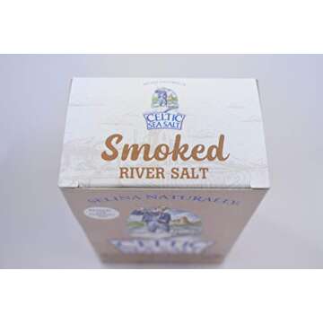 Celtic Sea Salt Smoked Flake Salt 5.3 Oz (150 G), Natural, Slowly Smoked Over Oak, Handcrafted, Gourmet, Salt Flakes, Salty, 5.3 Oz (Pack of 1)