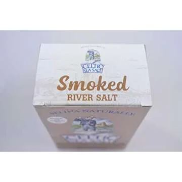Celtic Sea Salt Smoked Flake Salt 5.3 Oz (150 G), Natural, Slowly Smoked Over Oak, Handcrafted, Gourmet, Salt Flakes, Salty, 5.3 Oz (Pack of 1)