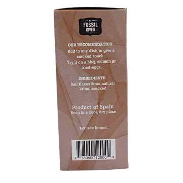 Celtic Sea Salt Smoked Flake Salt 5.3 Oz (150 G), Natural, Slowly Smoked Over Oak, Handcrafted, Gourmet, Salt Flakes, Salty, 5.3 Oz (Pack of 1)