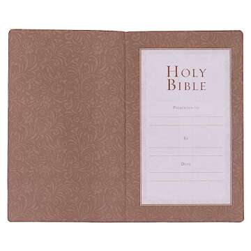 KJV Holy Bible, Gift and Award Bible Faux Leather Softcover, King James Version, Tan (KJV Gift Award Editions)