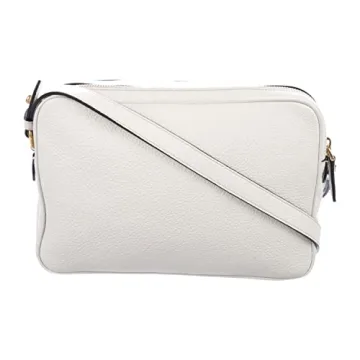 Prada Women's White Vitello Phenix Crossbody Handbag