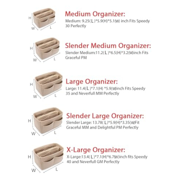 LEXSION Multi-Pocket Purse Organizer for Stylish Storage