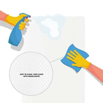 Dream On Me Holly 3” Fiber Baby Crib Mattress, Greenguard Gold and JPMA Certified Crib Mattress, Fits All Portable & Mini Cribs, Waterproof Vinyl Cover, Comes with 10 Years Limited Warranty