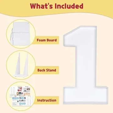 imprsv 3FT Balloon Mosaic Numbers for Celebrations