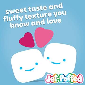 Jet-Puffed Mini Marshmallows (4 ct Pack, 7 oz Resealable Bags)
