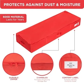 Premium Wrapping Paper Storage Solution for Gifts