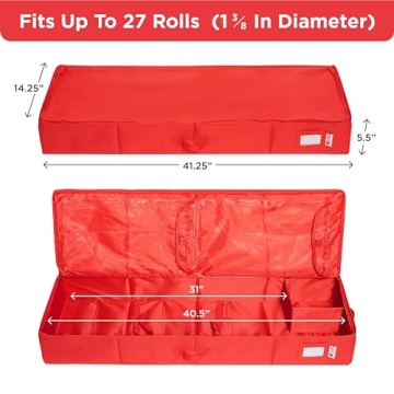 Premium Wrapping Paper Storage Solution for Gifts