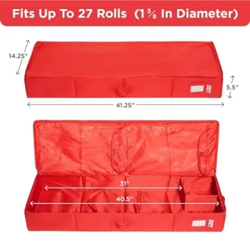 Premium Wrapping Paper Storage Solution for Gifts