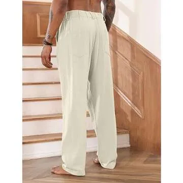 Comfortable Men's Cotton Linen Pants for Summer Style
