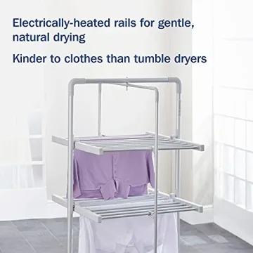 Easylife XL Heated Drying Rack with Timer for Efficient Drying